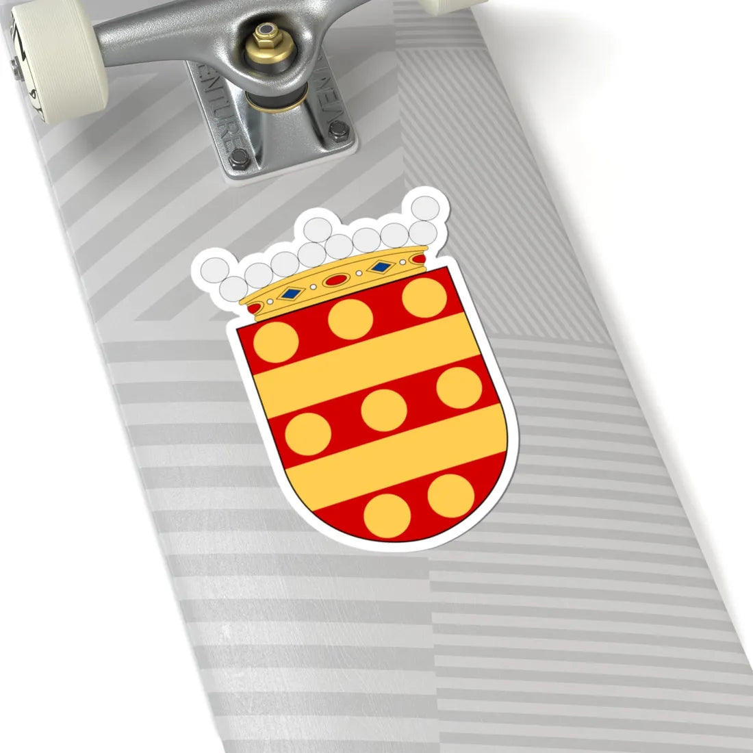 HMS Clas Fleming vapen (Sweden) (Coat of Arms) STICKER Vinyl Kiss-Cut Decal - The Sticker Space