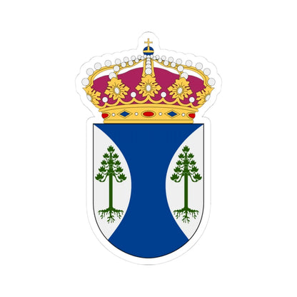 HMS Furusund vapen (Sweden) (Coat of Arms) STICKER Vinyl Kiss-Cut Decal 3 Inch White - The Sticker Space