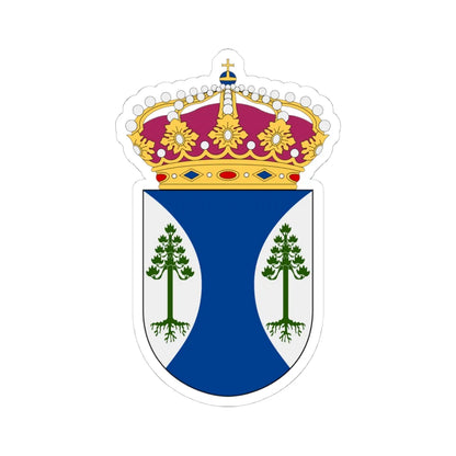 HMS Furusund vapen (Sweden) (Coat of Arms) STICKER Vinyl Kiss-Cut Decal 4 Inch White - The Sticker Space