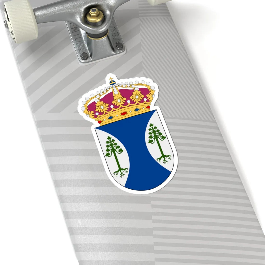 HMS Furusund vapen (Sweden) (Coat of Arms) STICKER Vinyl Kiss-Cut Decal - The Sticker Space