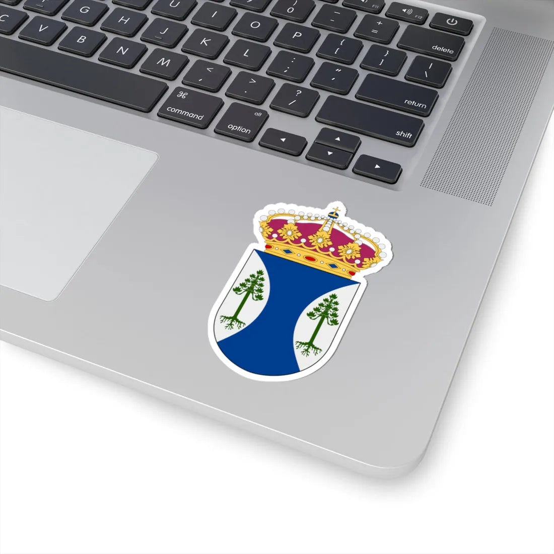 HMS Furusund vapen (Sweden) (Coat of Arms) STICKER Vinyl Kiss-Cut Decal - The Sticker Space
