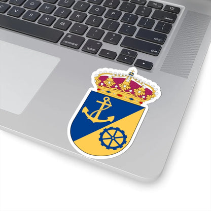 HMS Gålö vapen (Sweden) (Coat of Arms) STICKER Vinyl Kiss-Cut Decal - The Sticker Space