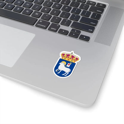 HMS Gotland vapen flygplanskryssare (Sweden) (Coat of Arms) STICKER Vinyl Kiss-Cut Decal - The Sticker Space