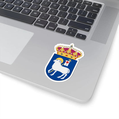 HMS Gotland vapen flygplanskryssare (Sweden) (Coat of Arms) STICKER Vinyl Kiss-Cut Decal - The Sticker Space
