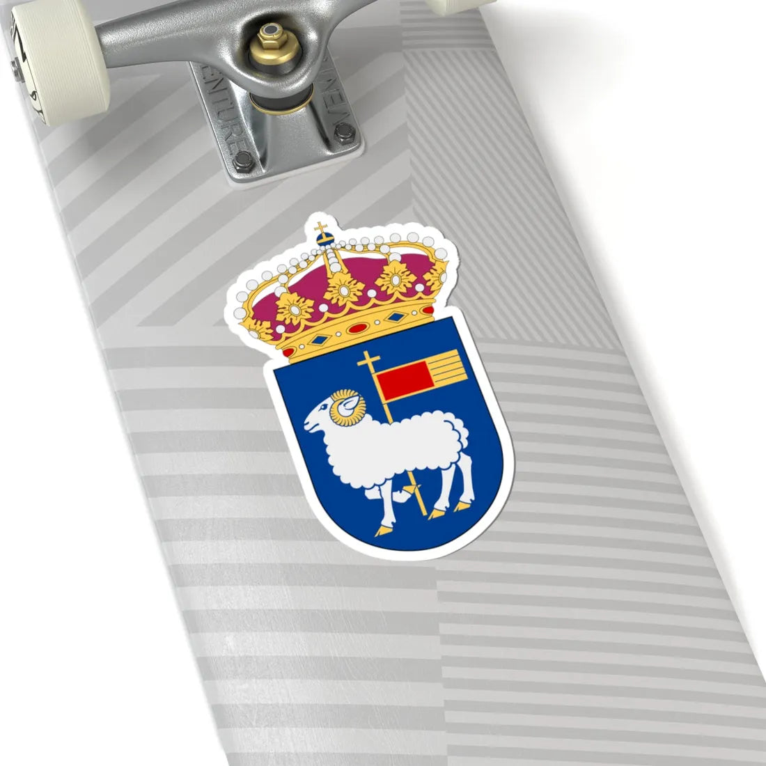 HMS Gotland vapen ubåt (Sweden) (Coat of Arms) STICKER Vinyl Kiss-Cut Decal - The Sticker Space
