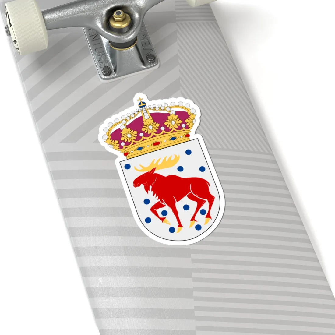 HMS Gästrikland vapen (Sweden) (Coat of Arms) STICKER Vinyl Kiss-Cut Decal - The Sticker Space