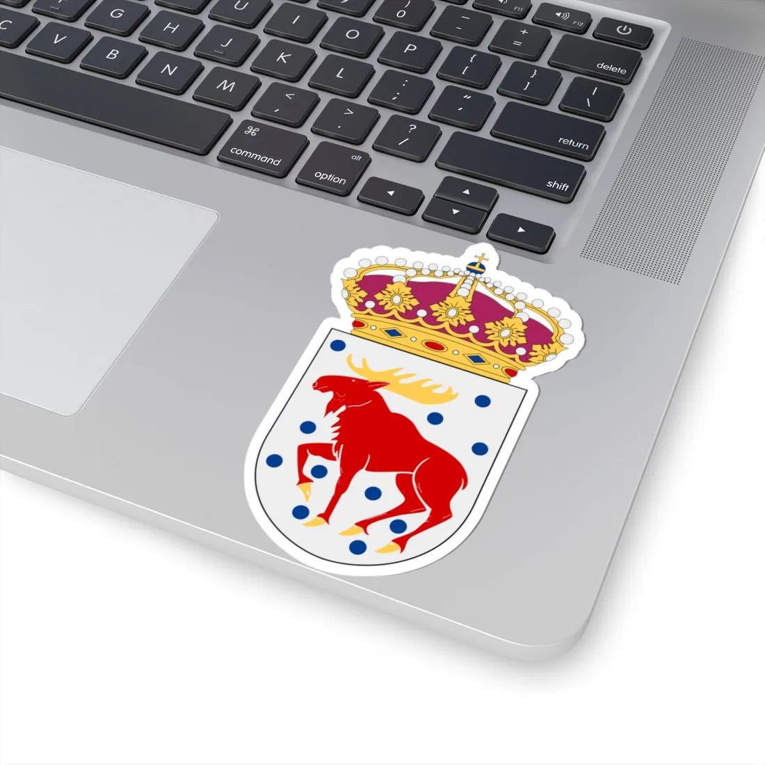 HMS Gästrikland vapen (Sweden) (Coat of Arms) STICKER Vinyl Kiss-Cut Decal - The Sticker Space