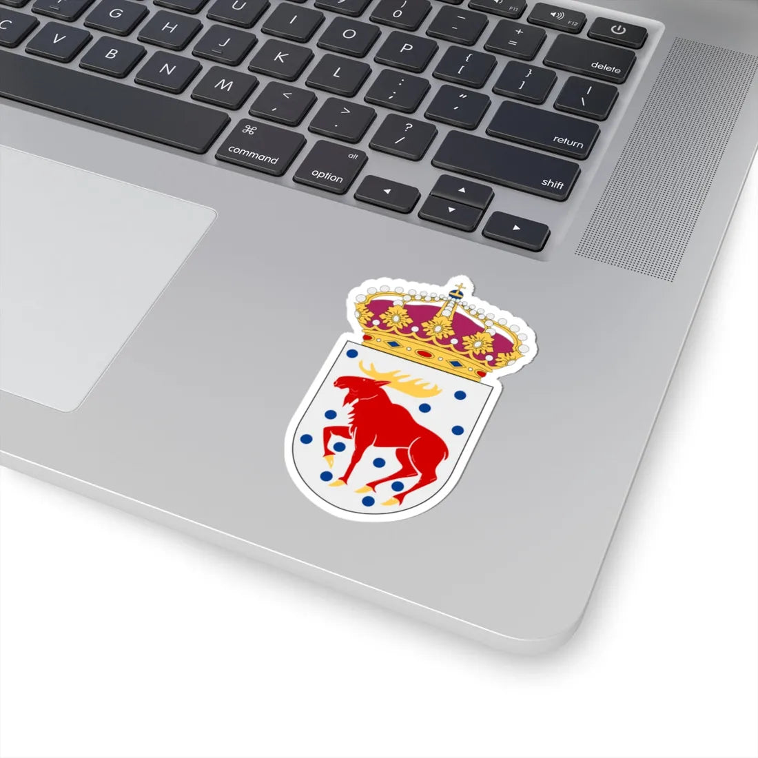 HMS Gästrikland vapen (Sweden) (Coat of Arms) STICKER Vinyl Kiss-Cut Decal - The Sticker Space