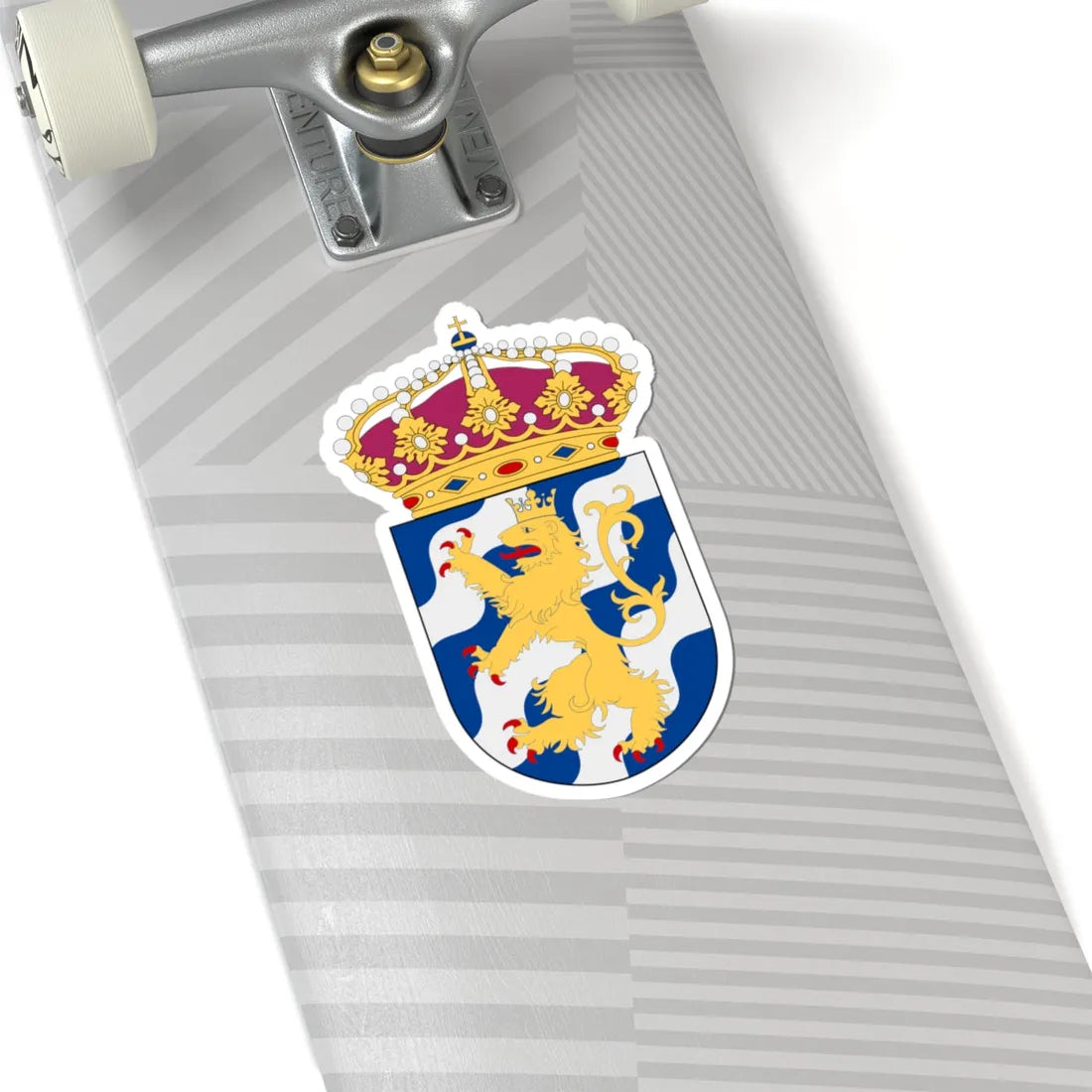 HMS Göta Lejon vapen (Sweden) (Coat of Arms) STICKER Vinyl Kiss-Cut Decal - The Sticker Space