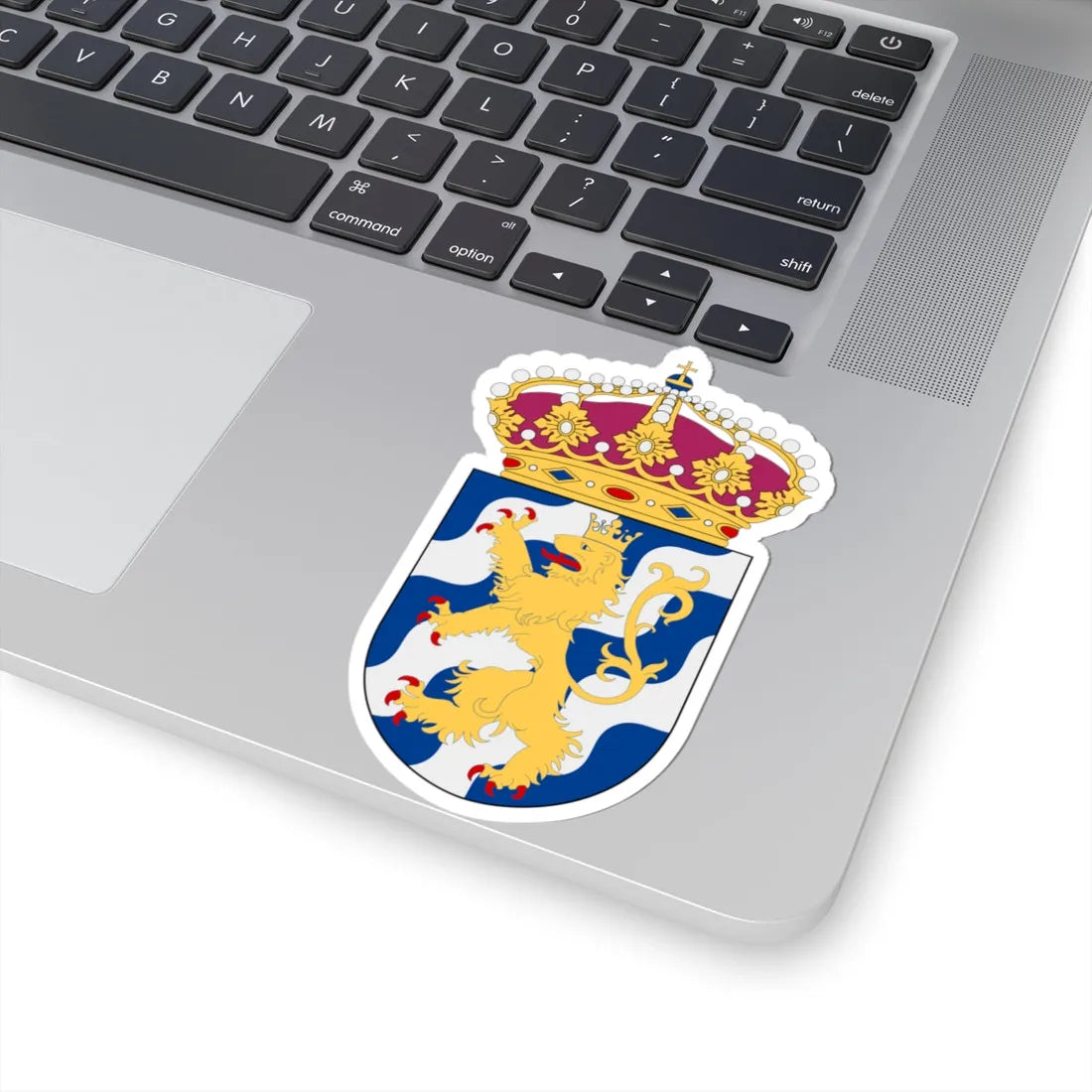 HMS Göta Lejon vapen (Sweden) (Coat of Arms) STICKER Vinyl Kiss-Cut Decal - The Sticker Space
