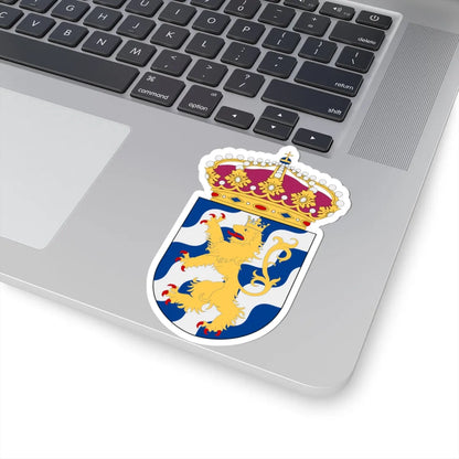 HMS Göta Lejon vapen (Sweden) (Coat of Arms) STICKER Vinyl Kiss-Cut Decal - The Sticker Space