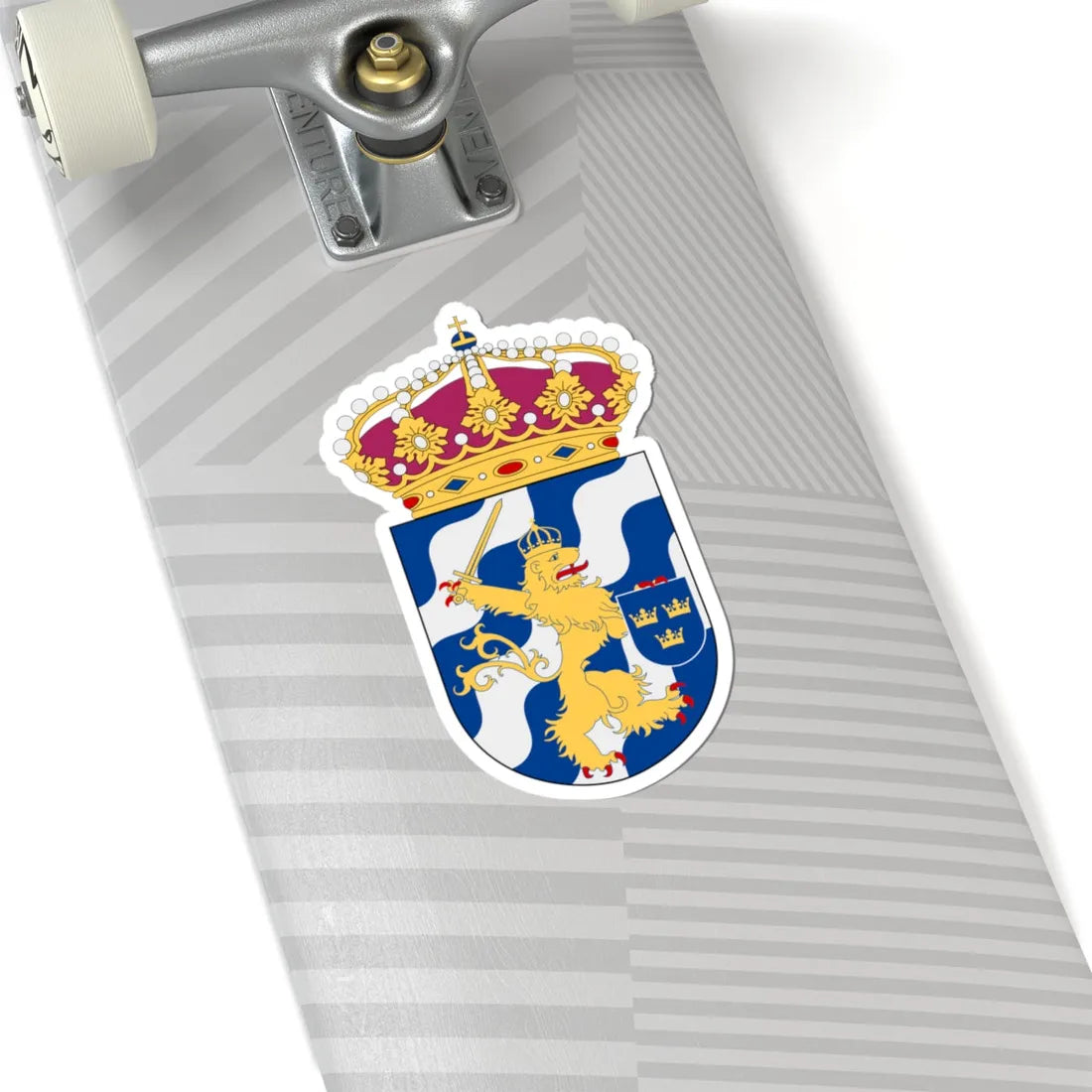 HMS Göteborg vapen (Sweden) (Coat of Arms) STICKER Vinyl Kiss-Cut Decal - The Sticker Space