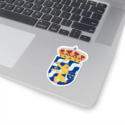 HMS Göteborg vapen (Sweden) (Coat of Arms) STICKER Vinyl Kiss-Cut Decal - The Sticker Space