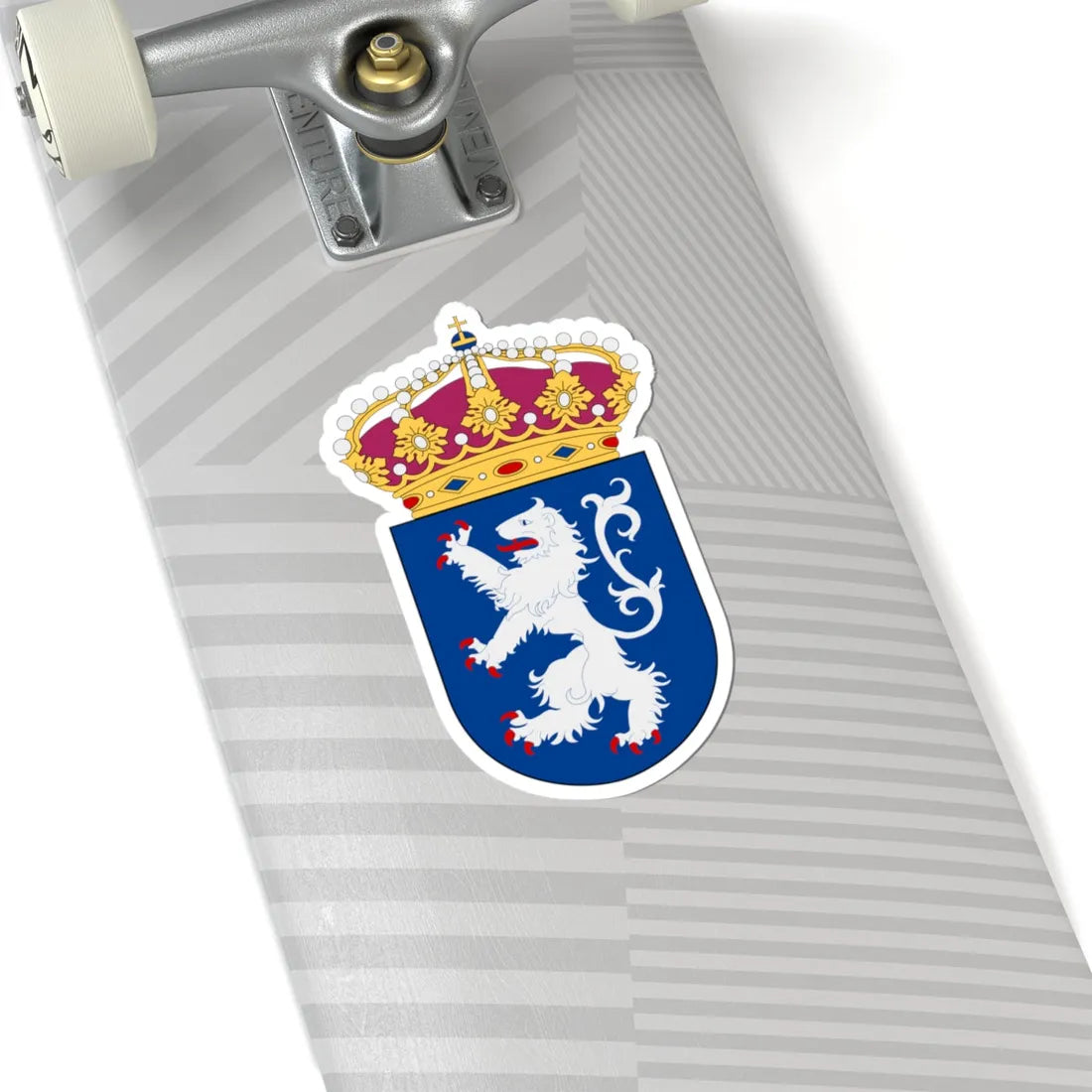 HMS Halland vapen (Sweden) (Coat of Arms) STICKER Vinyl Kiss-Cut Decal - The Sticker Space