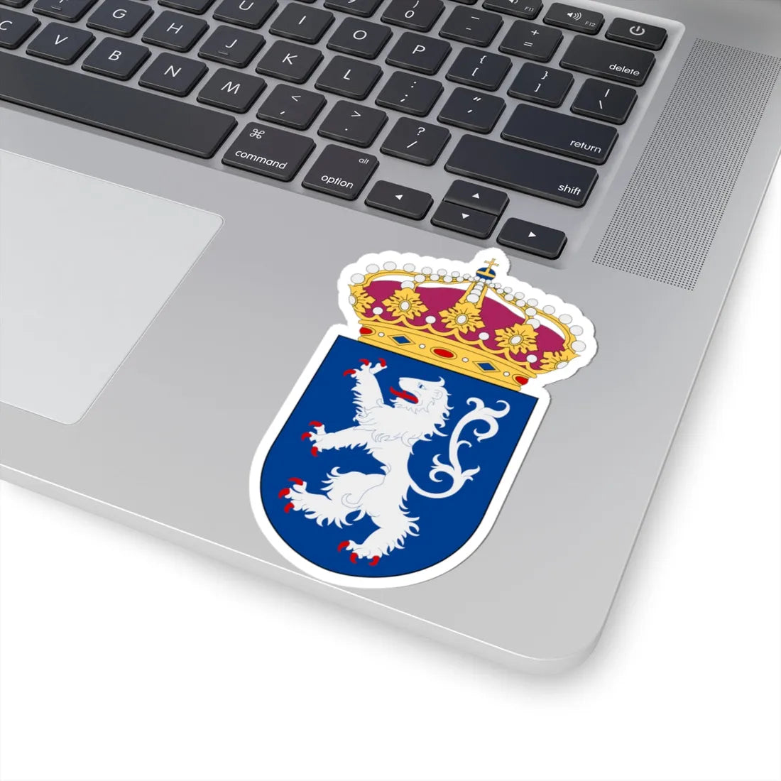 HMS Halland vapen (Sweden) (Coat of Arms) STICKER Vinyl Kiss-Cut Decal - The Sticker Space