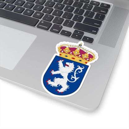 HMS Halland vapen (Sweden) (Coat of Arms) STICKER Vinyl Kiss-Cut Decal - The Sticker Space