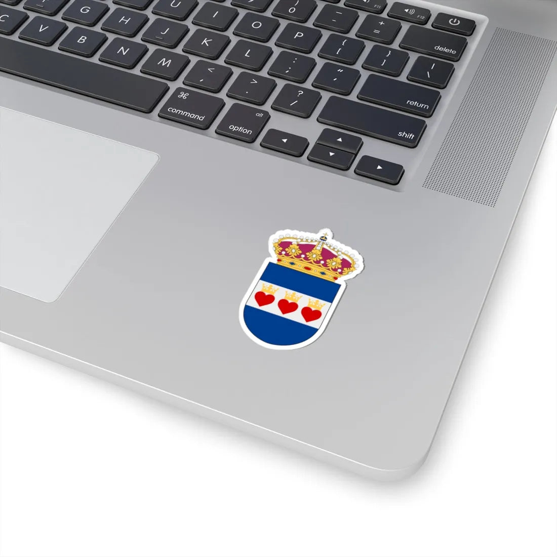 HMS Halmstad vapen (Sweden) (Coat of Arms) STICKER Vinyl Kiss-Cut Decal - The Sticker Space