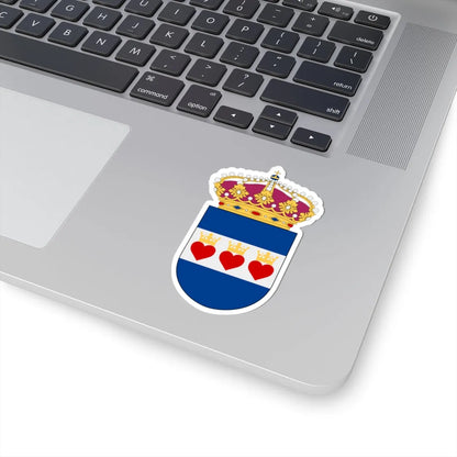 HMS Halmstad vapen (Sweden) (Coat of Arms) STICKER Vinyl Kiss-Cut Decal - The Sticker Space