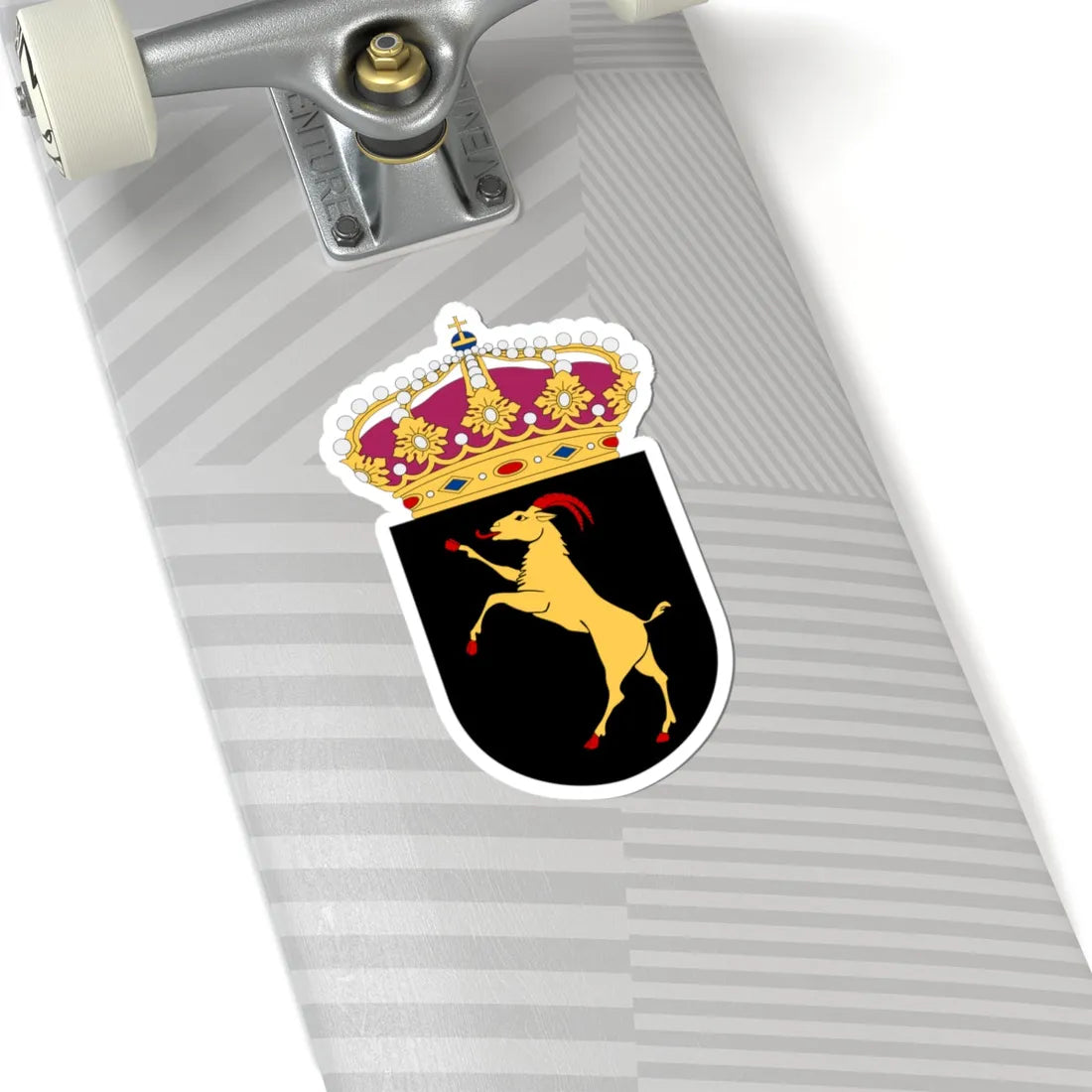HMS Hälsingland vapen (Sweden) (Coat of Arms) STICKER Vinyl Kiss-Cut Decal - The Sticker Space