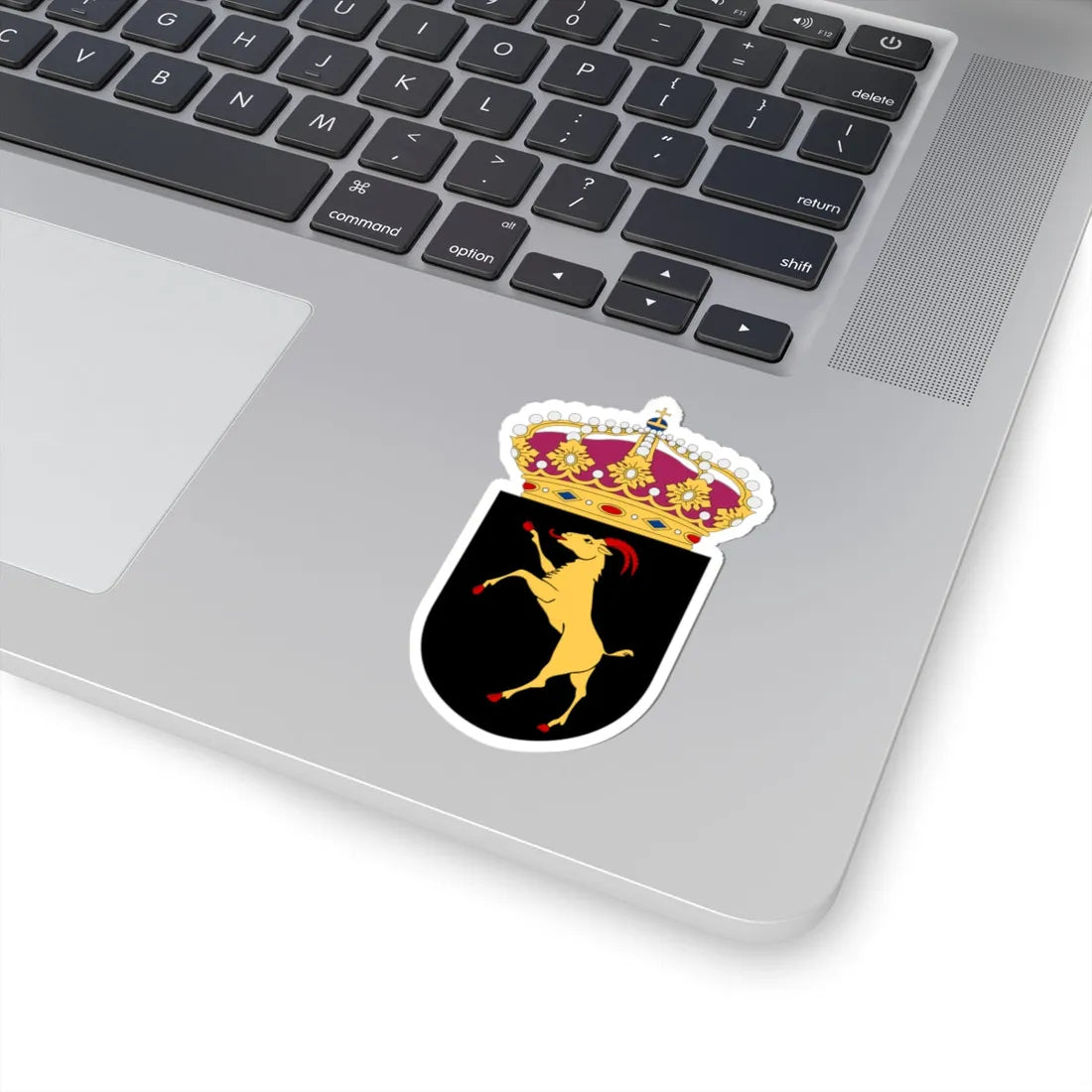 HMS Hälsingland vapen (Sweden) (Coat of Arms) STICKER Vinyl Kiss-Cut Decal - The Sticker Space