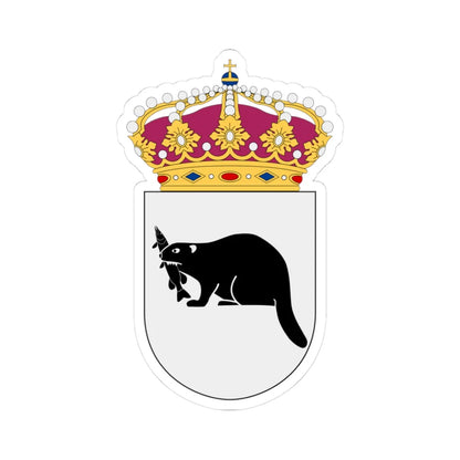 HMS Härnösand vapen (Sweden) (Coat of Arms) STICKER Vinyl Kiss-Cut Decal - The Sticker Space