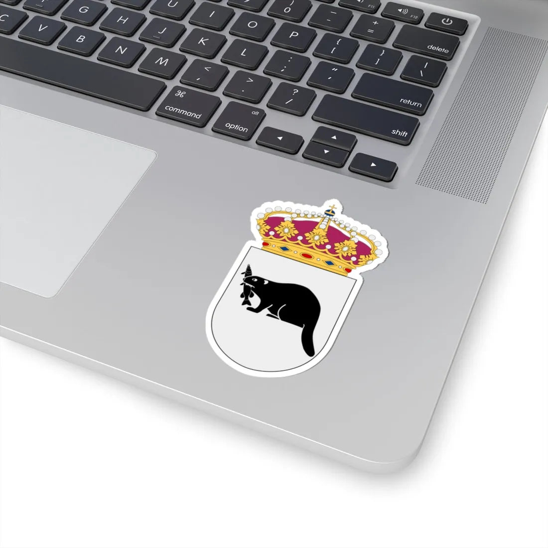 HMS Härnösand vapen (Sweden) (Coat of Arms) STICKER Vinyl Kiss-Cut Decal - The Sticker Space