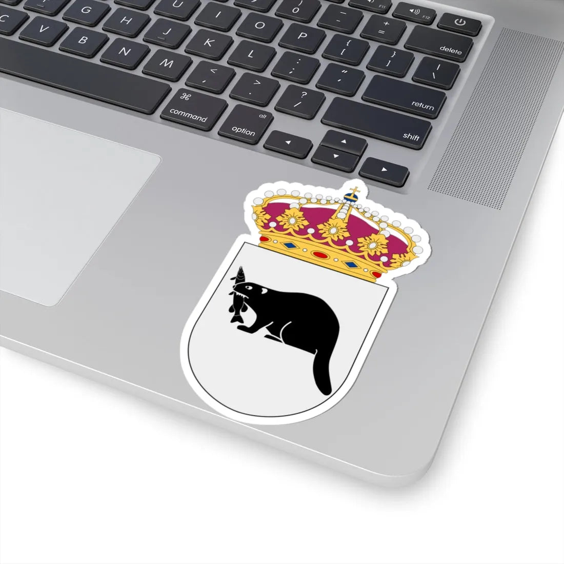 HMS Härnösand vapen (Sweden) (Coat of Arms) STICKER Vinyl Kiss-Cut Decal - The Sticker Space