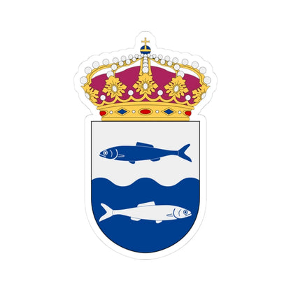 HMS Iggö vapen (Sweden) (Coat of Arms) STICKER Vinyl Kiss-Cut Decal 3 Inch White - The Sticker Space