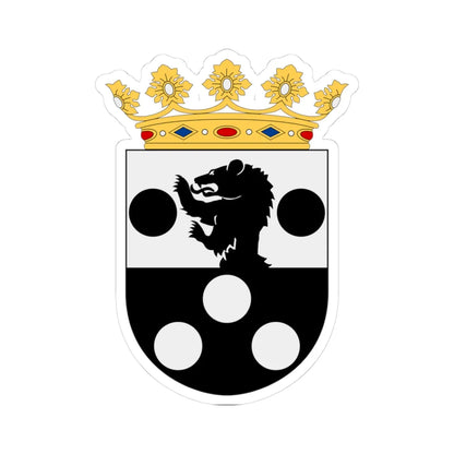 HMS Jacob Bagge vapen (Sweden) (Coat of Arms) STICKER Vinyl Kiss-Cut Decal 3 Inch White - The Sticker Space