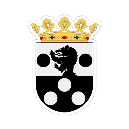 HMS Jacob Bagge vapen (Sweden) (Coat of Arms) STICKER Vinyl Kiss-Cut Decal 6 Inch White - The Sticker Space