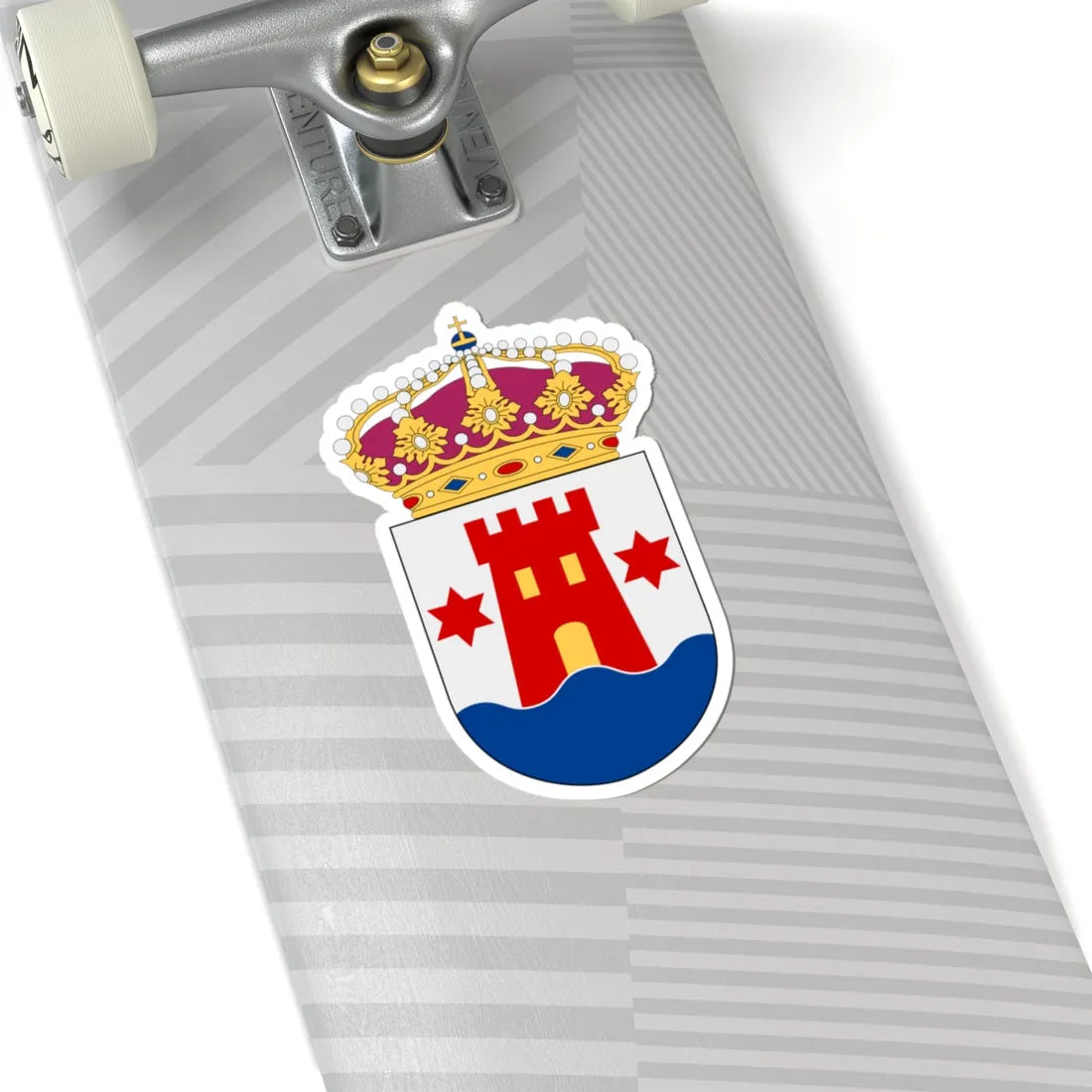 HMS Kalmar vapen (Sweden) (Coat of Arms) STICKER Vinyl Kiss-Cut Decal - The Sticker Space