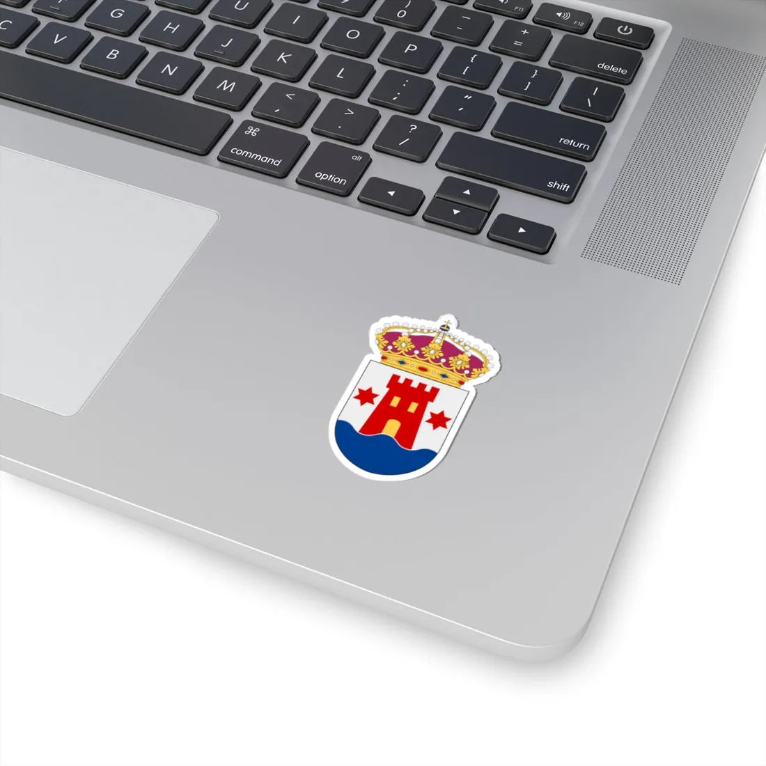 HMS Kalmar vapen (Sweden) (Coat of Arms) STICKER Vinyl Kiss-Cut Decal - The Sticker Space