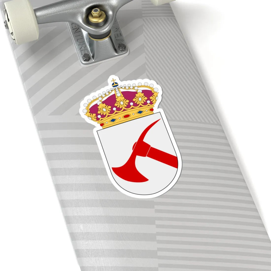 HMS Kaparen vapen (Sweden) (Coat of Arms) STICKER Vinyl Kiss-Cut Decal - The Sticker Space