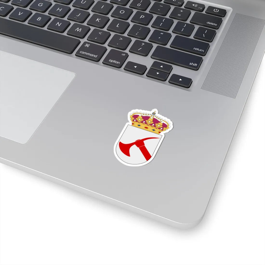 HMS Kaparen vapen (Sweden) (Coat of Arms) STICKER Vinyl Kiss-Cut Decal - The Sticker Space
