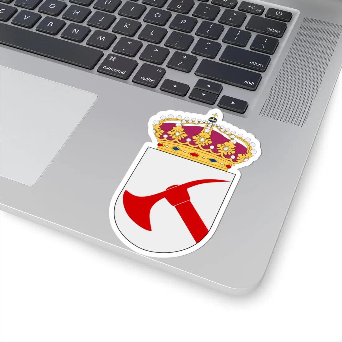 HMS Kaparen vapen (Sweden) (Coat of Arms) STICKER Vinyl Kiss-Cut Decal - The Sticker Space