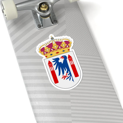 HMS Karlstad vapen (Sweden) (Coat of Arms) STICKER Vinyl Kiss-Cut Decal - The Sticker Space