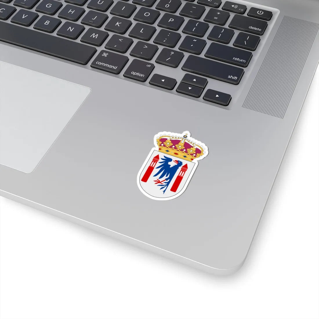 HMS Karlstad vapen (Sweden) (Coat of Arms) STICKER Vinyl Kiss-Cut Decal - The Sticker Space