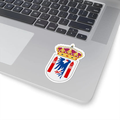 HMS Karlstad vapen (Sweden) (Coat of Arms) STICKER Vinyl Kiss-Cut Decal - The Sticker Space