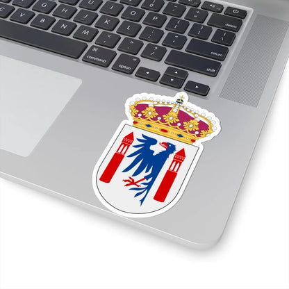 HMS Karlstad vapen (Sweden) (Coat of Arms) STICKER Vinyl Kiss-Cut Decal - The Sticker Space
