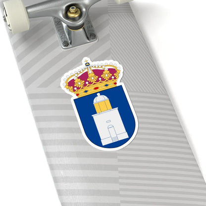 HMS Koster vapen (Sweden) (Coat of Arms) STICKER Vinyl Kiss-Cut Decal - The Sticker Space