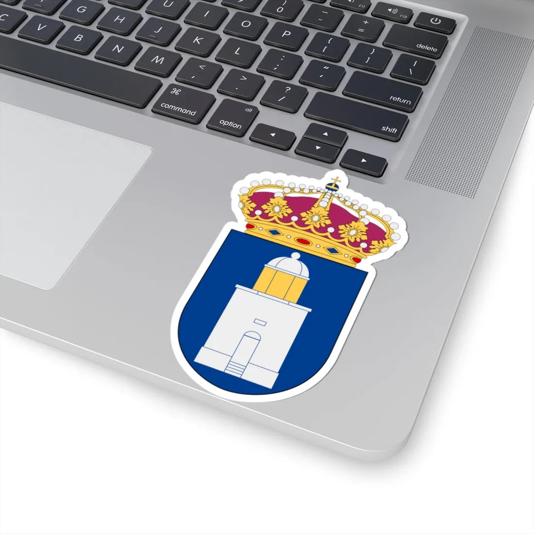 HMS Koster vapen (Sweden) (Coat of Arms) STICKER Vinyl Kiss-Cut Decal - The Sticker Space