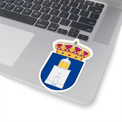 HMS Koster vapen (Sweden) (Coat of Arms) STICKER Vinyl Kiss-Cut Decal - The Sticker Space