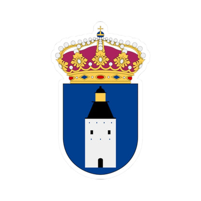 HMS Landsort vapen (Sweden) (Coat of Arms) STICKER Vinyl Kiss-Cut Decal 2 Inch White - The Sticker Space