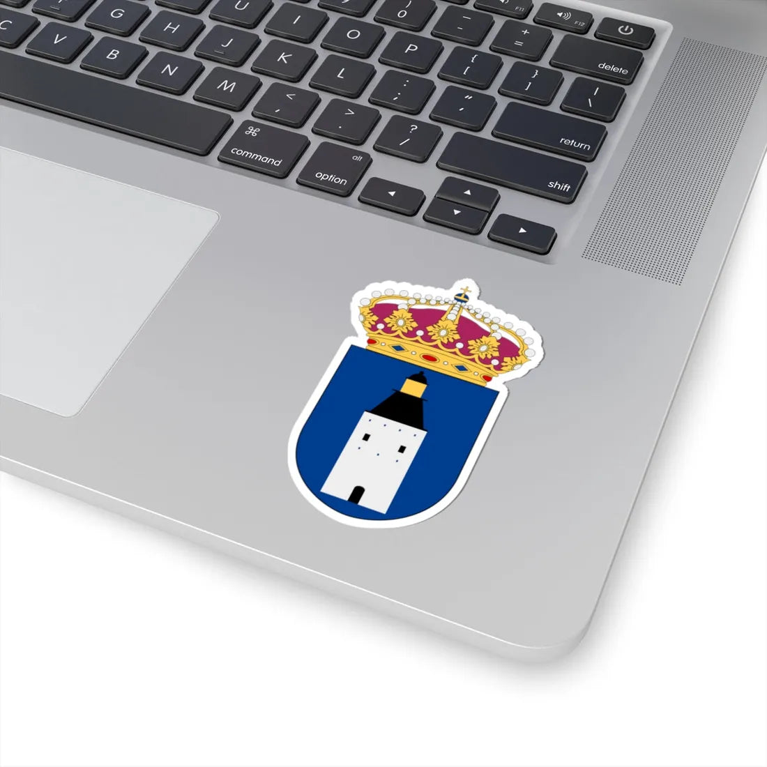 HMS Landsort vapen (Sweden) (Coat of Arms) STICKER Vinyl Kiss-Cut Decal - The Sticker Space