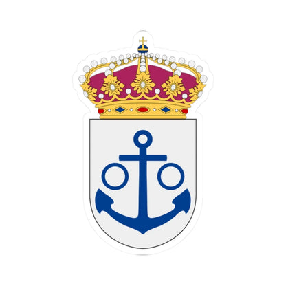 HMS Älvsnabben vapen (Sweden) (Coat of Arms) STICKER Vinyl Kiss-Cut Decal 2 Inch White - The Sticker Space