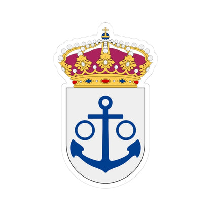 HMS Älvsnabben vapen (Sweden) (Coat of Arms) STICKER Vinyl Kiss-Cut Decal 3 Inch White - The Sticker Space