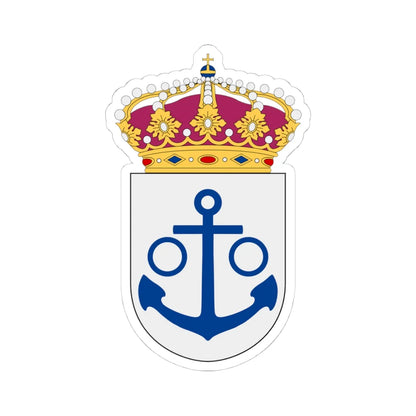 HMS Älvsnabben vapen (Sweden) (Coat of Arms) STICKER Vinyl Kiss-Cut Decal 4 Inch White - The Sticker Space