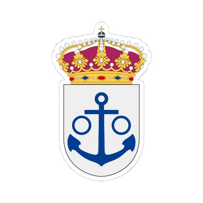 HMS Älvsnabben vapen (Sweden) (Coat of Arms) STICKER Vinyl Kiss-Cut Decal 6 Inch White - The Sticker Space