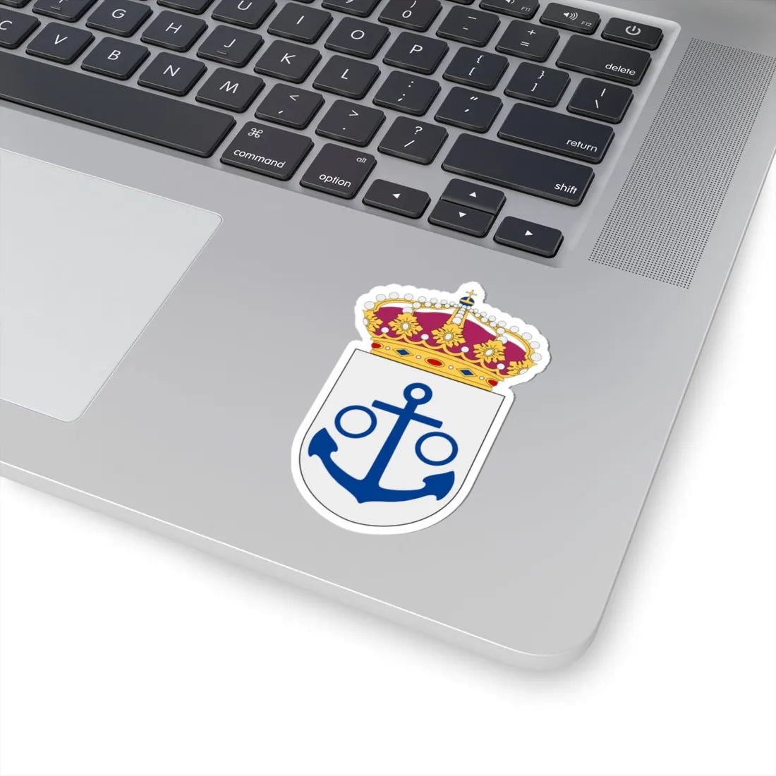HMS Älvsnabben vapen (Sweden) (Coat of Arms) STICKER Vinyl Kiss-Cut Decal - The Sticker Space