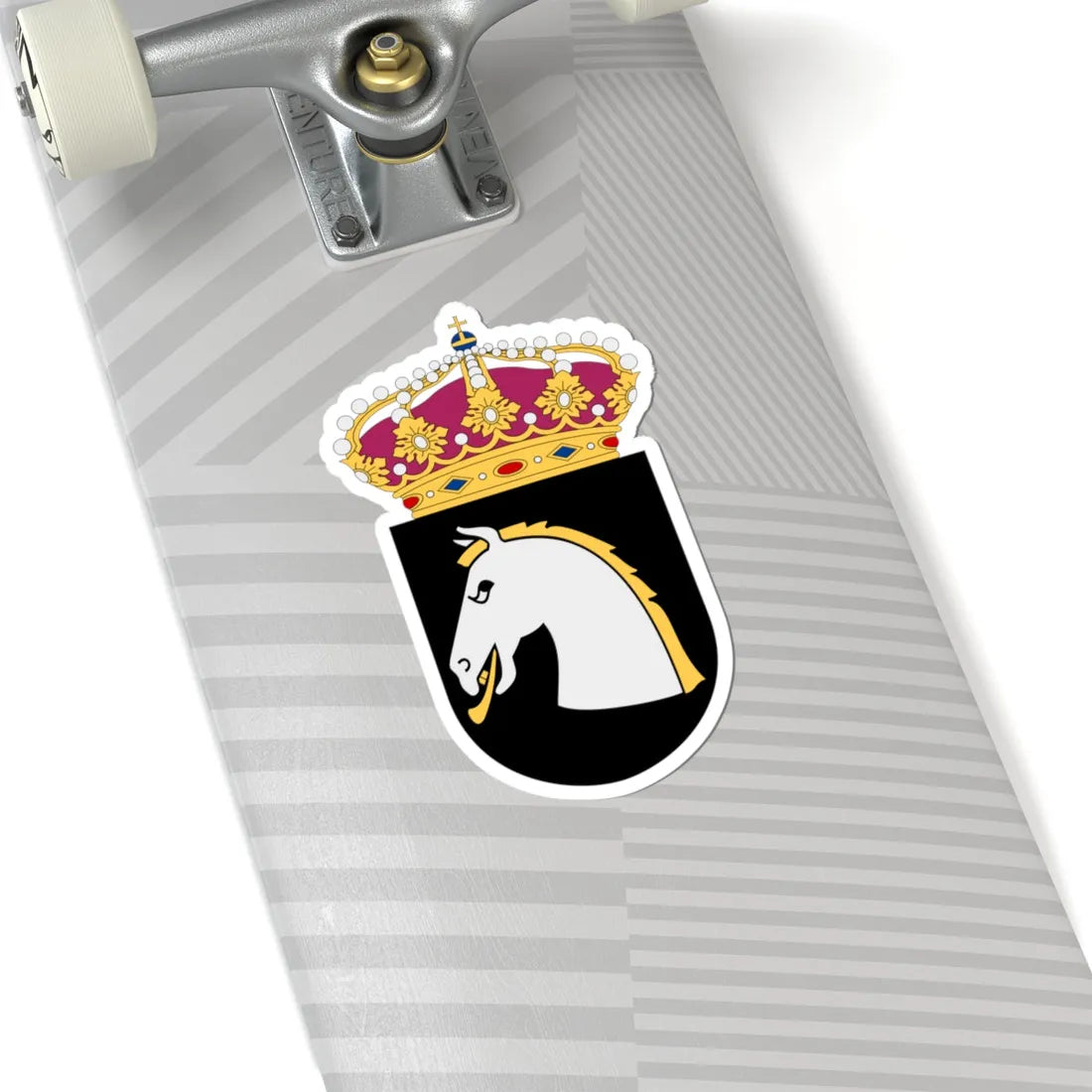 HMS Magne vapen (Sweden) (Coat of Arms) STICKER Vinyl Kiss-Cut Decal - The Sticker Space